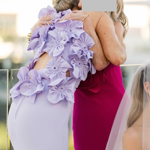 Greta Constantine designer formal gown size medium in colour Mauve - Picture 4 of 14